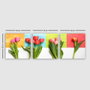 Wallity P101437 Conjunto de 3 Pinturas Decorativas en Lienzo Multicolor